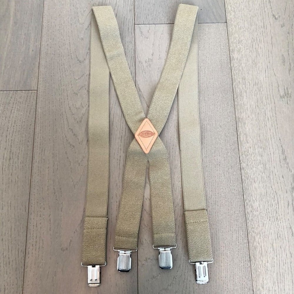 Dickies Workwear 874 Work Pant Perry Suspenders (Khaki/Beige, OS)